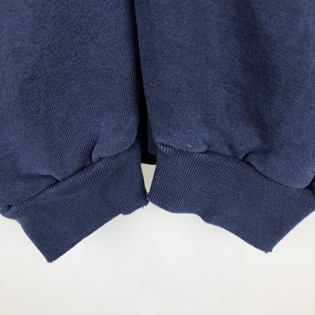 90'S All Star Cafe Advertising Sweatshirt, Made in USA, Men's Size L (approx.), Vintage cotton navy blue type Vintage Second Hand