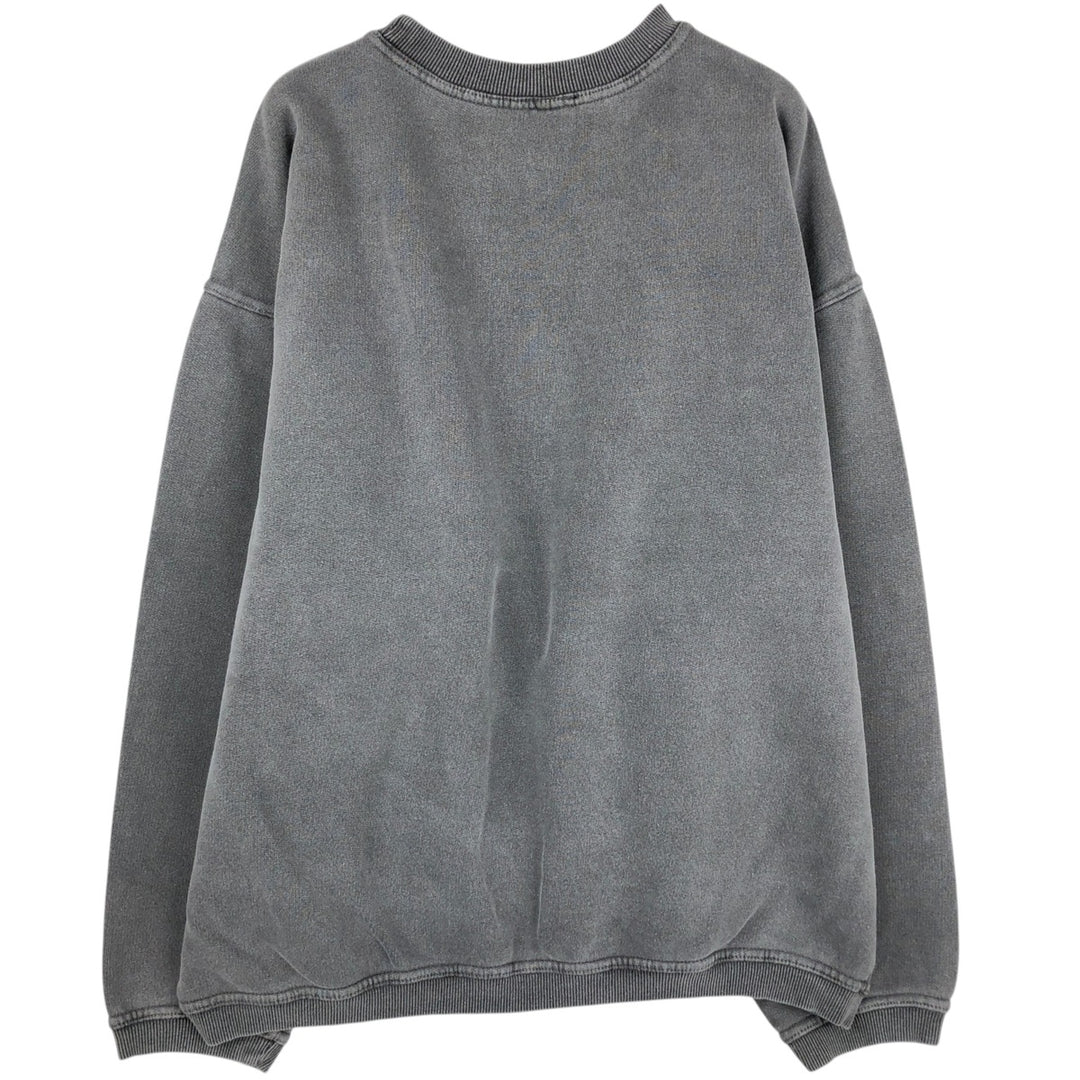 Gold's Gym advertising sweatshirt, made in the USA, men's size XL equivalent. cotton gray type Vintage Second Hand