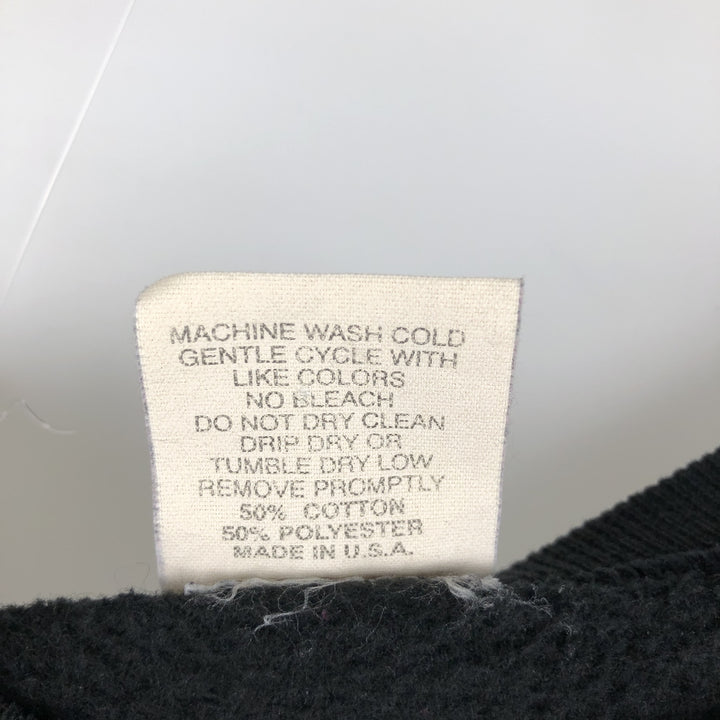90'S All Star Cafe Advertising Sweatshirt, Made in USA, Men's Size M (approx.), Vintage cotton black type Vintage Second Hand