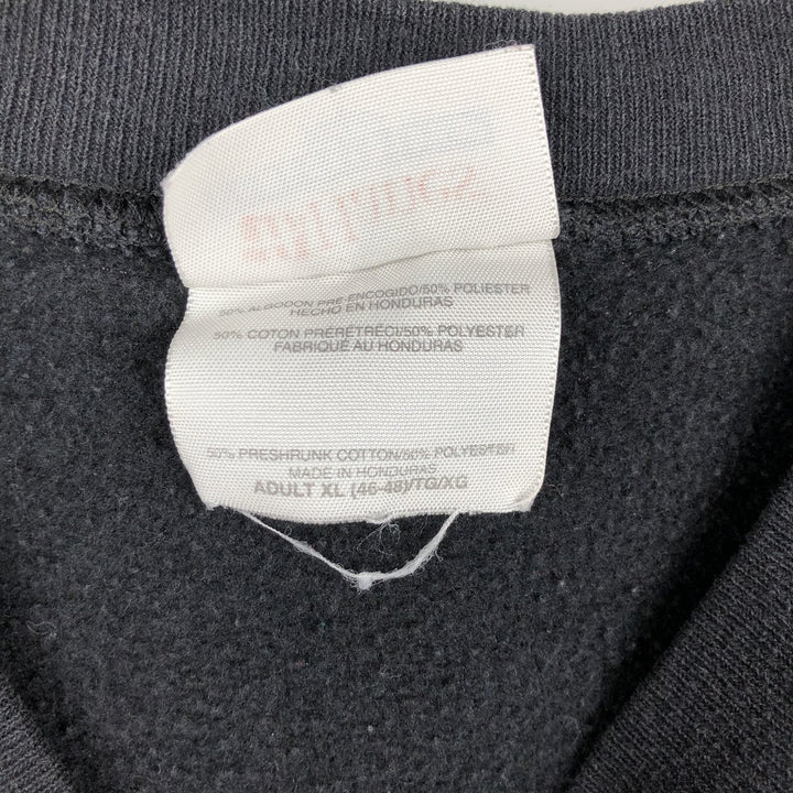 90s-00'S Hanes Advertising Sweatshirt, Men's Size XL (approx.) cotton black type Vintage Second Hand