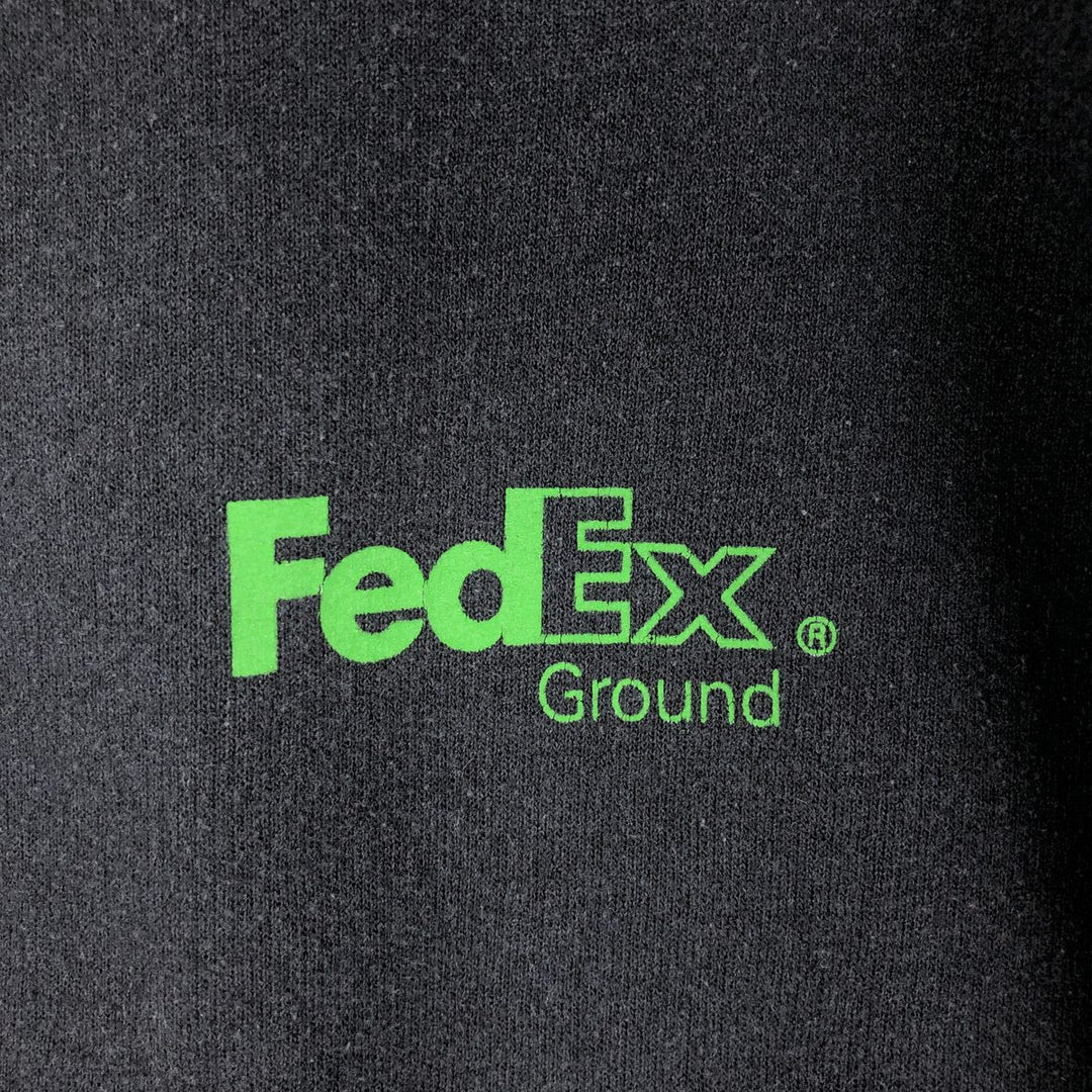 90s-00'S Hanes Advertising Sweatshirt, Men's Size XL (approx.) cotton black type Vintage Second Hand