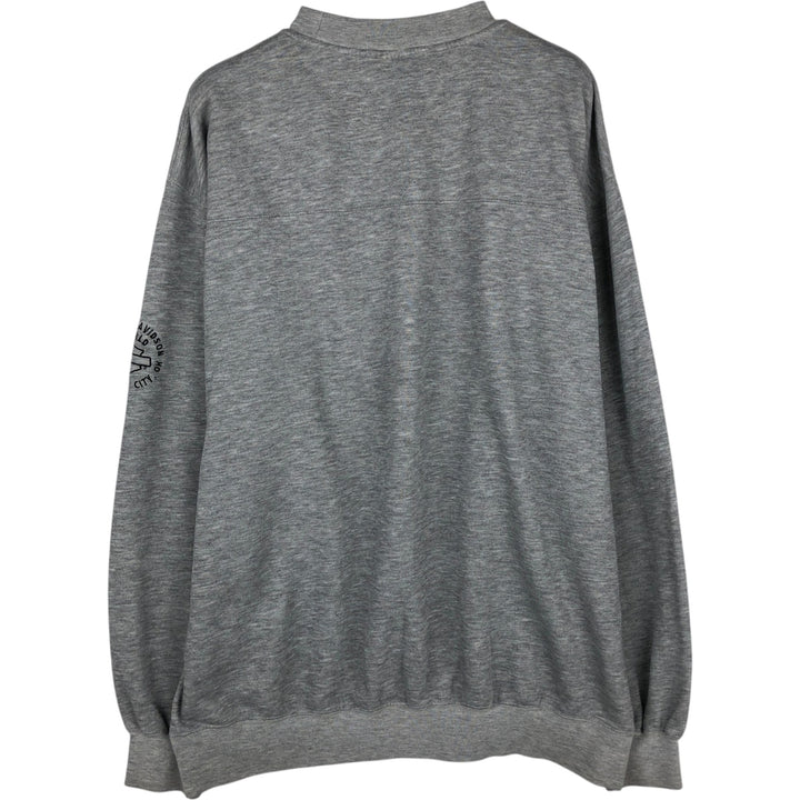 Harley-Davidson Advertising Sweatshirt, Men's XL Size unclear gray type Vintage Second Hand