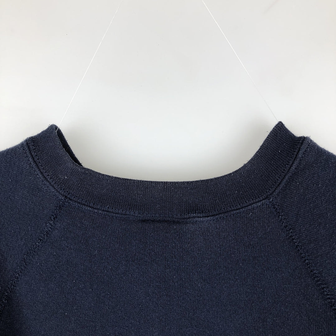 80s-90'S Discus Athletic Advertising Sweatshirt, Made in USA, Men's XXL equivalent, Vintage cotton navy blue type Vintage Second Hand