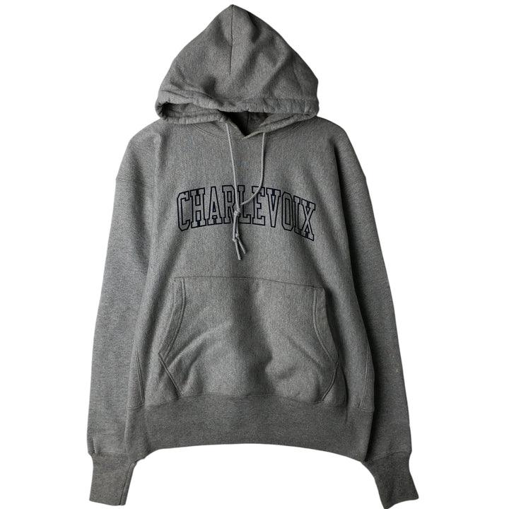 00'S Champion REVERSE WEAVE Reverse Weave Sweat Pullover Hoodie Men's L size cotton gray type Vintage Second Hand