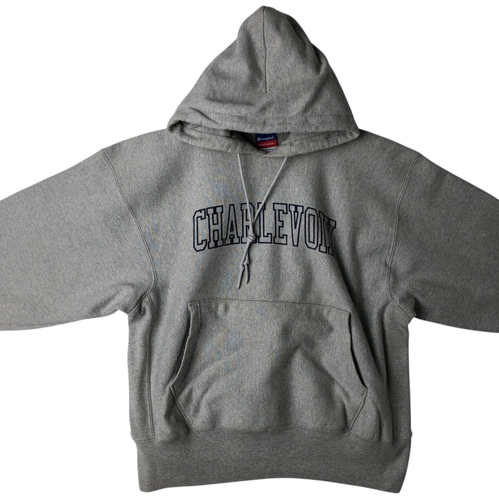 00'S Champion REVERSE WEAVE Reverse Weave Sweat Pullover Hoodie Men's L size cotton gray type Vintage Second Hand