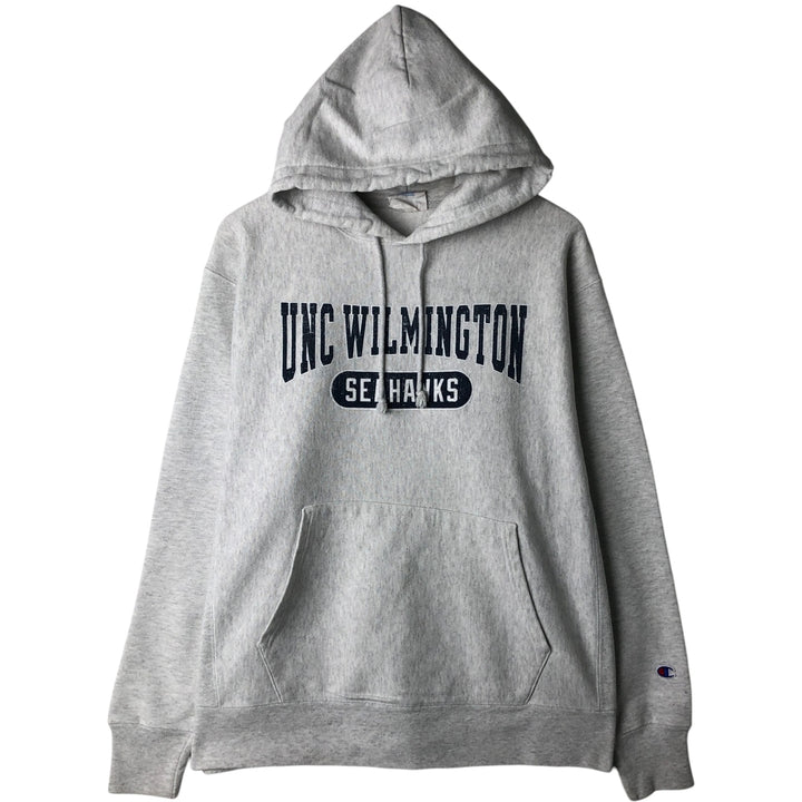 Champion REVERSE WEAVE Reverse Weave College Sweat Pullover Hoodie Men's L size cotton gray type Vintage Second Hand