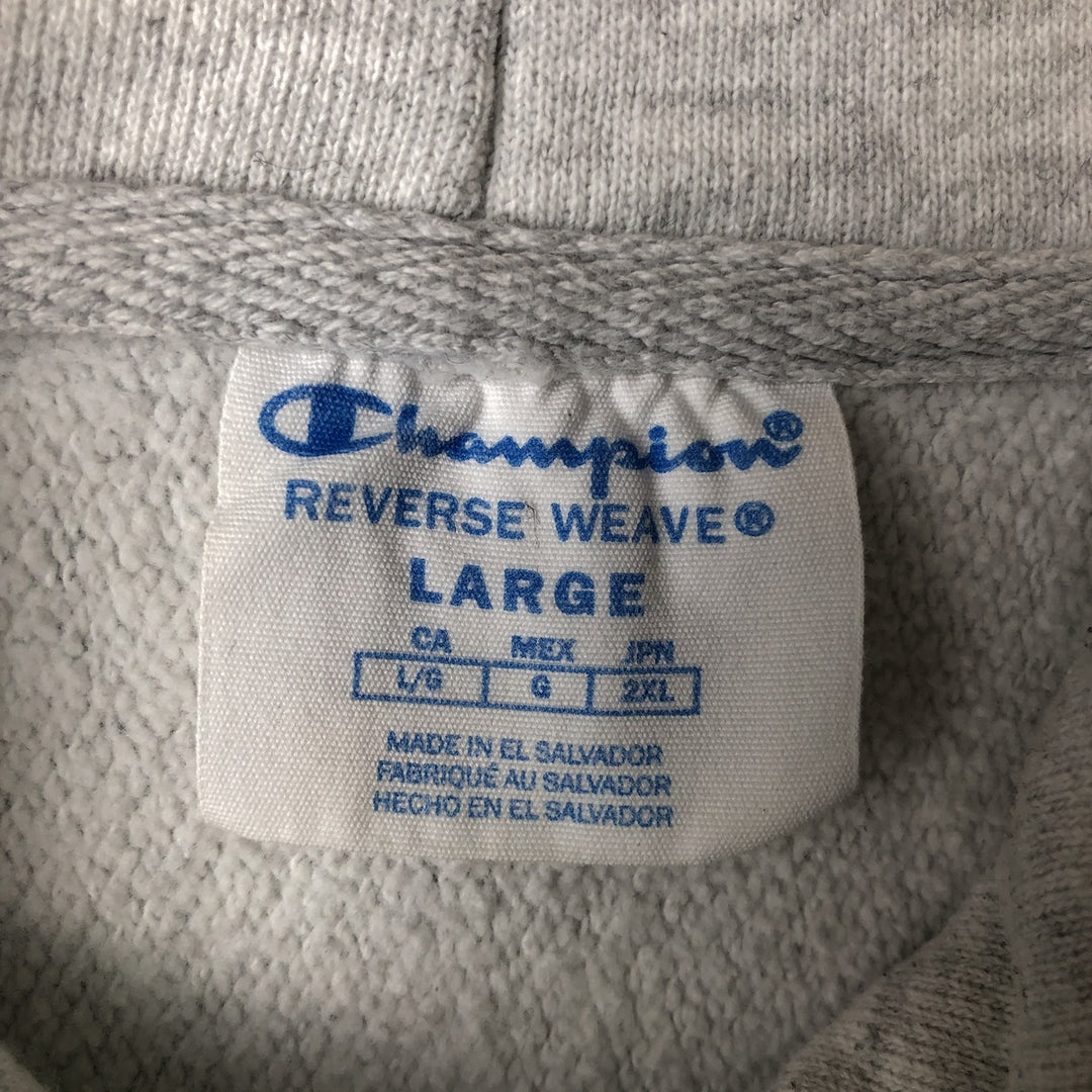 Champion REVERSE WEAVE Reverse Weave College Sweat Pullover Hoodie Men's L size cotton gray type Vintage Second Hand