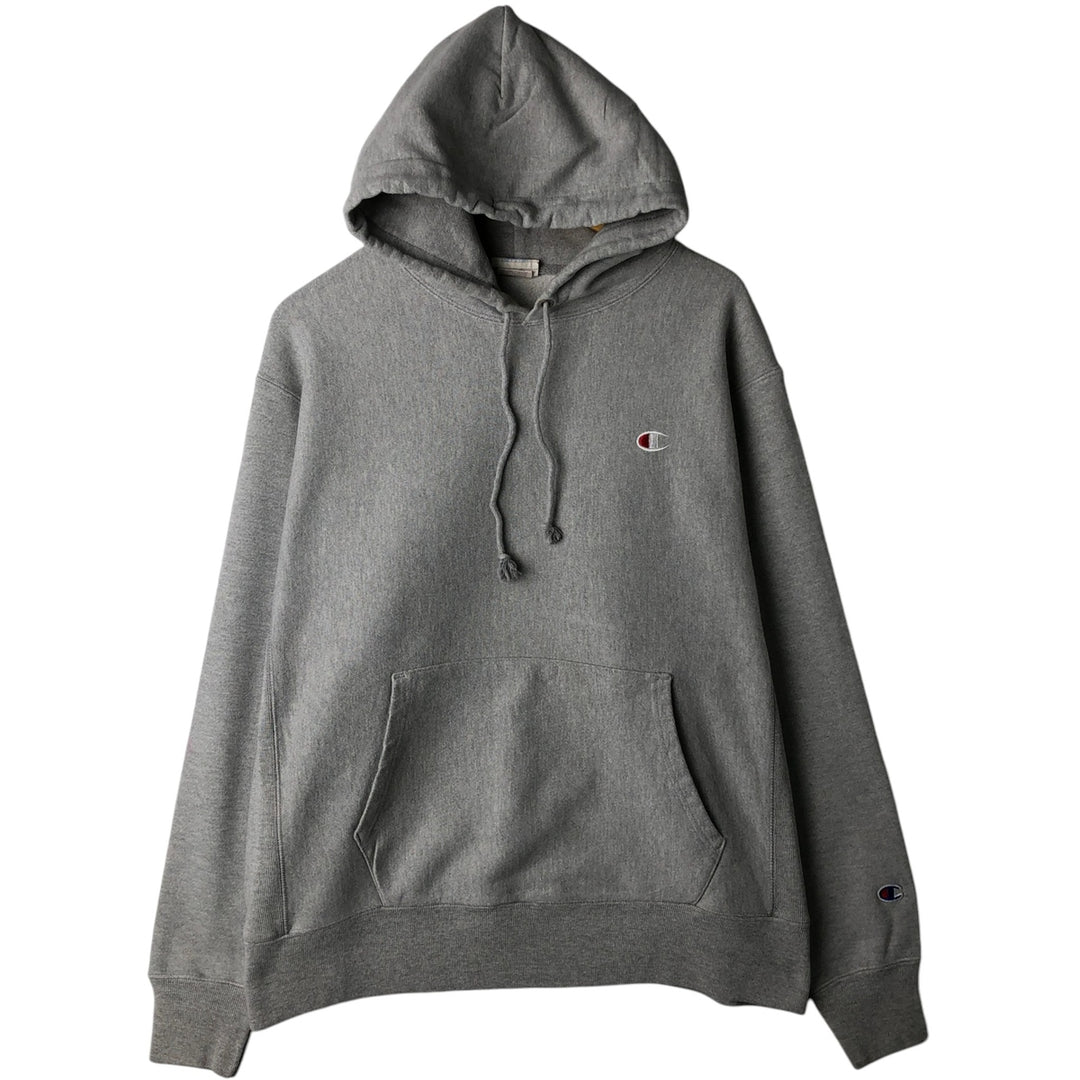 Champion REVERSE WEAVE Reverse Weave Sweat Pullover Hoodie Men's L size cotton gray type Vintage Second Hand