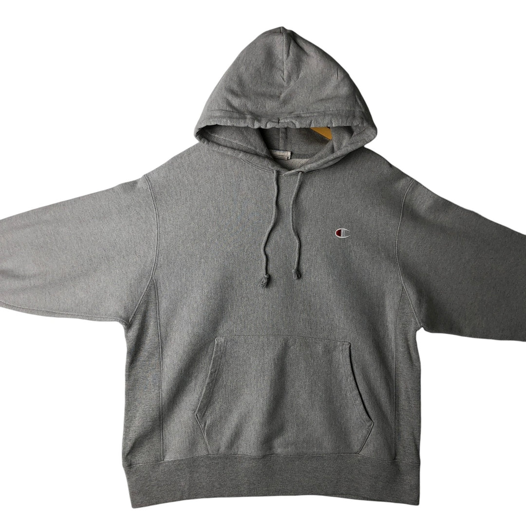Champion REVERSE WEAVE Reverse Weave Sweat Pullover Hoodie Men's L size cotton gray type Vintage Second Hand