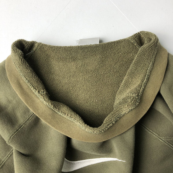 Nike One Point Logo Sweatshirt, Trainer, Men's M Size cotton green type Vintage Second Hand