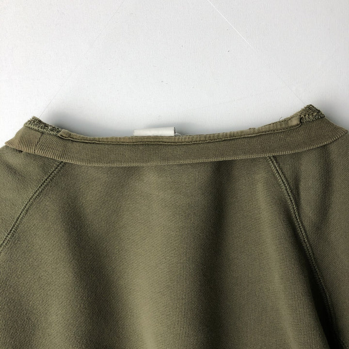 Nike One Point Logo Sweatshirt, Trainer, Men's M Size cotton green type Vintage Second Hand