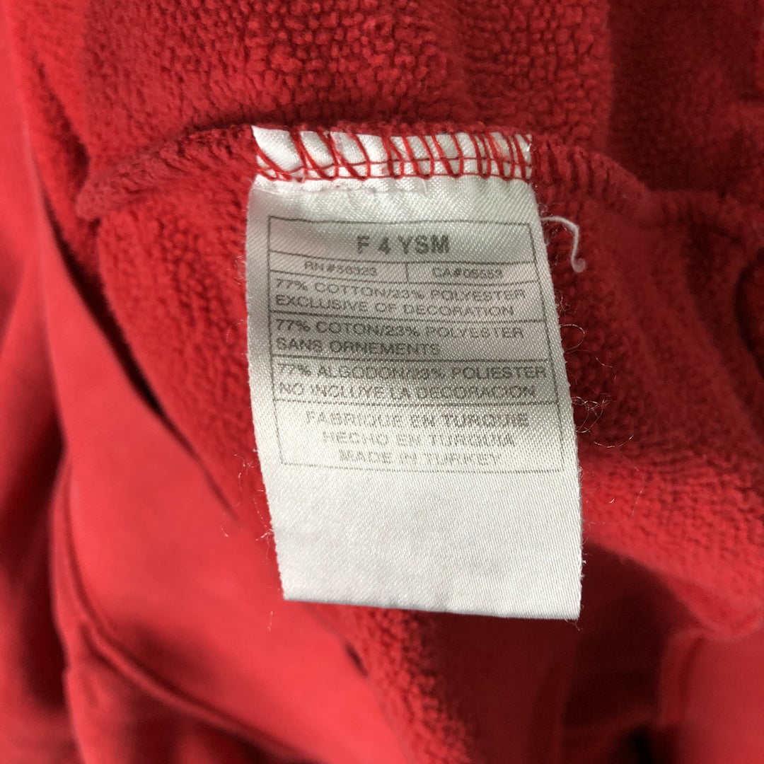 00'S Nike One Point Logo Sweatshirt Trainer Men's L size cotton red type Vintage Second Hand