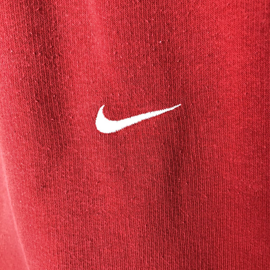 00'S Nike One Point Logo Sweatshirt Trainer Men's L size cotton red type Vintage Second Hand