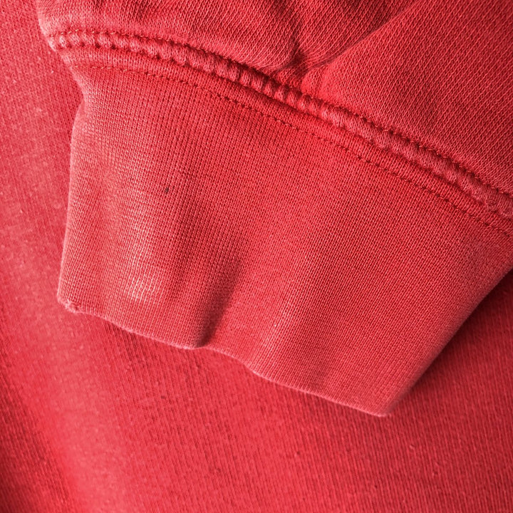 00'S Nike One Point Logo Sweatshirt Trainer Men's L size cotton red type Vintage Second Hand