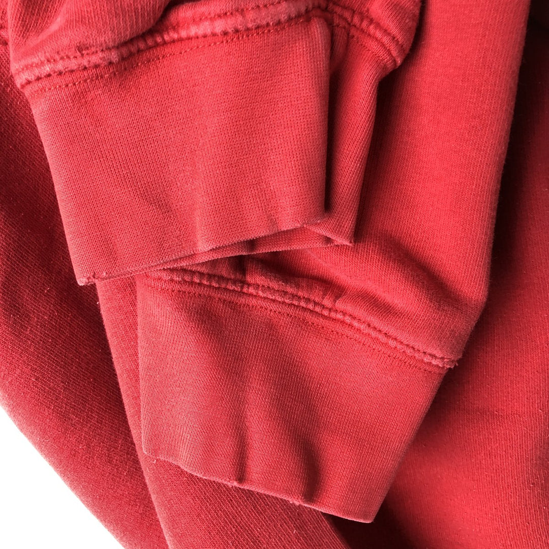 00'S Nike One Point Logo Sweatshirt Trainer Men's L size cotton red type Vintage Second Hand