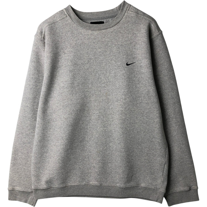 90s-00'S Nike One-Point Logo Sweatshirt, Men's Size S (approx.), Vintage cotton gray type Vintage Second Hand