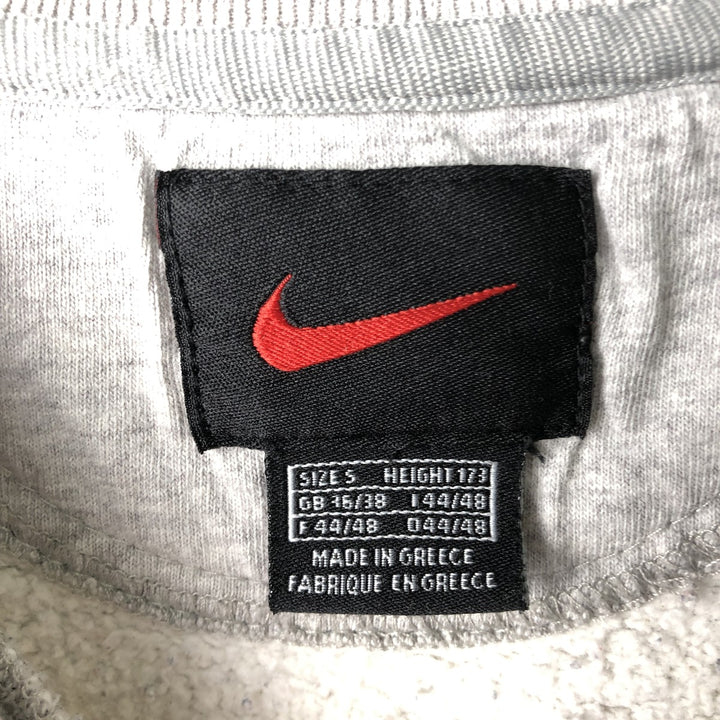 90s-00'S Nike One-Point Logo Sweatshirt, Men's Size S (approx.), Vintage cotton gray type Vintage Second Hand