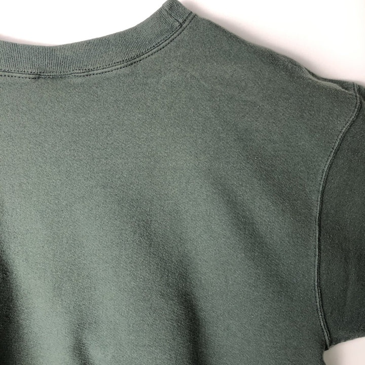 90s~00'S Nike One Point Logo Sweatshirt Trainer Made in USA Men's L Size Vintage cotton green type Vintage Second Hand