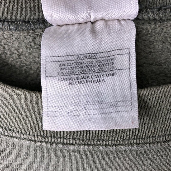 Vintage 90'S Nike logo sweatshirt, Made in USA, Men's size M cotton green type Vintage Second Hand