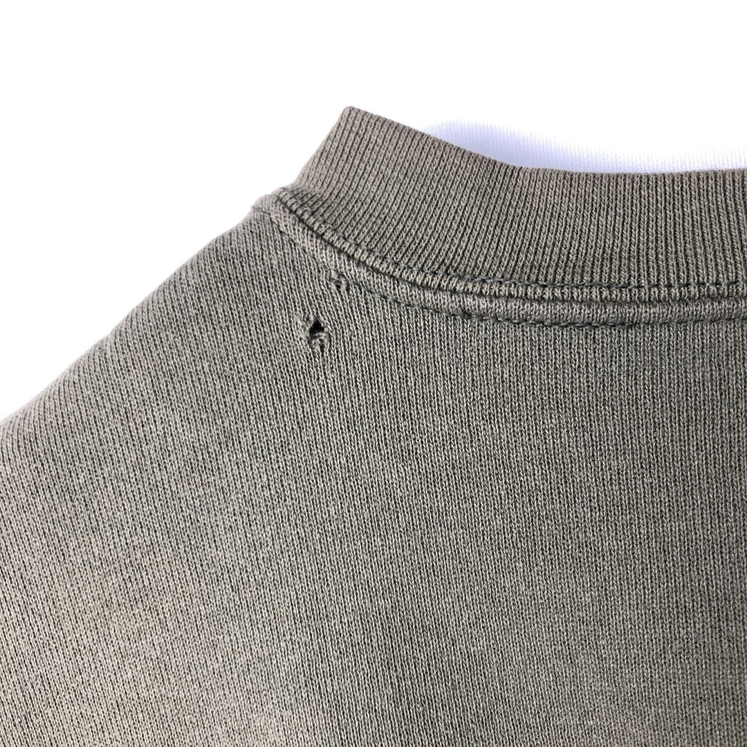 Vintage 90'S Nike logo sweatshirt, Made in USA, Men's size M cotton green type Vintage Second Hand