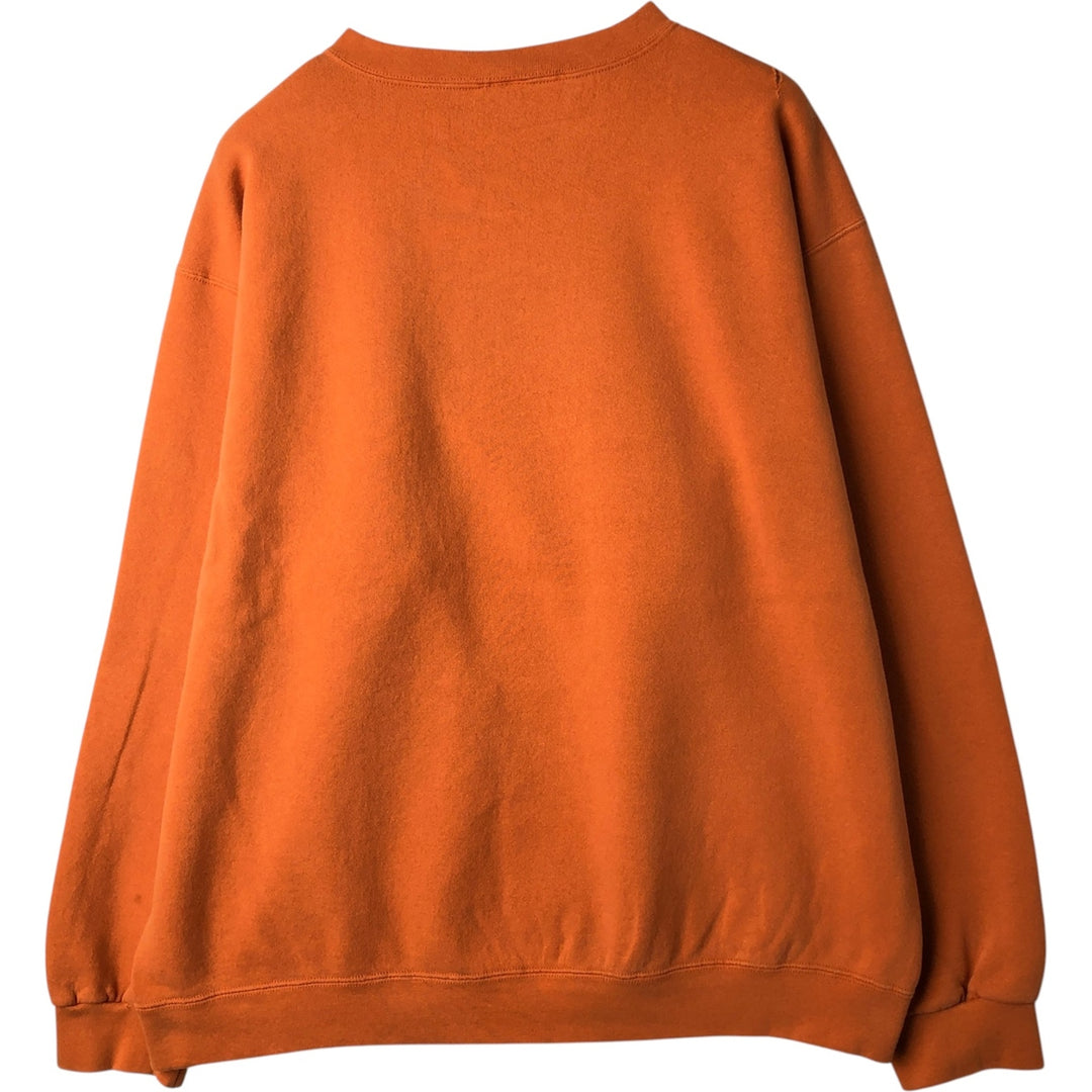 90s-00'S Nike One-Point Logo Sweatshirt, Made in USA, Men's XL equivalent, Vintage cotton orange type Vintage Second Hand