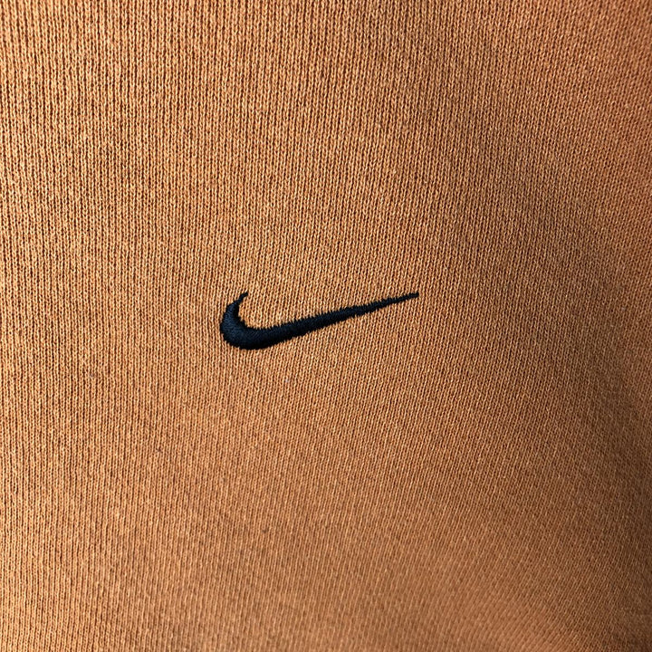 90s-00'S Nike One-Point Logo Sweatshirt, Made in USA, Men's XL equivalent, Vintage cotton orange type Vintage Second Hand