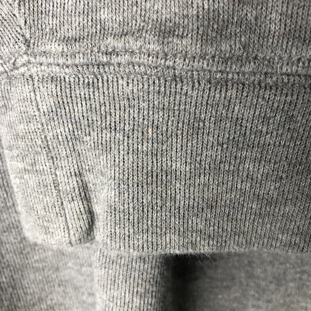 Ralph Lauren POLO RALPH LAUREN ribbed half-zip sweatshirt, men's M size cotton gray type Vintage Second Hand