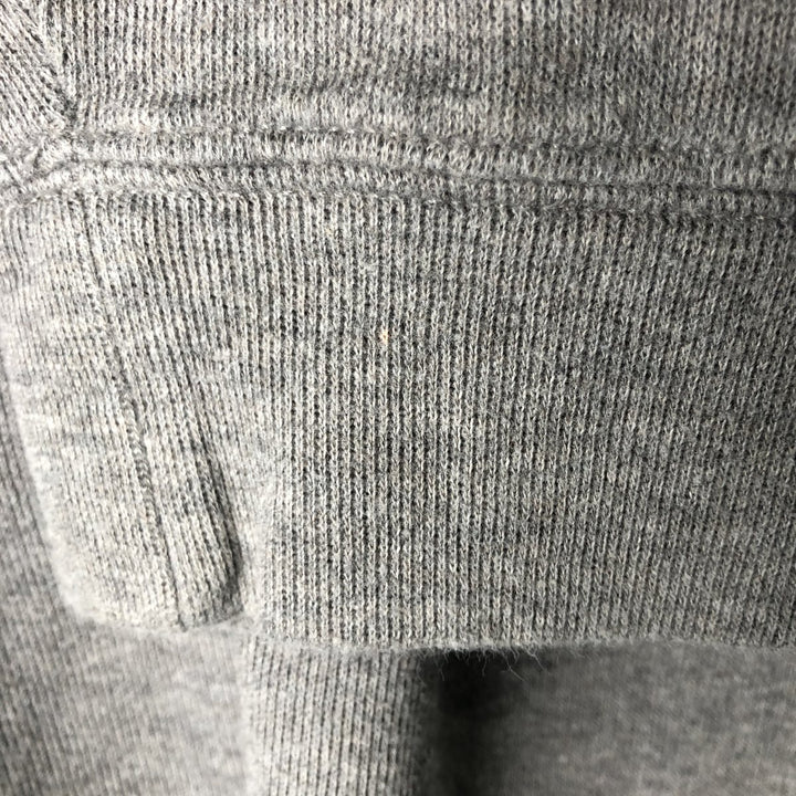 Ralph Lauren POLO RALPH LAUREN ribbed half-zip sweatshirt, men's M size cotton gray type Vintage Second Hand