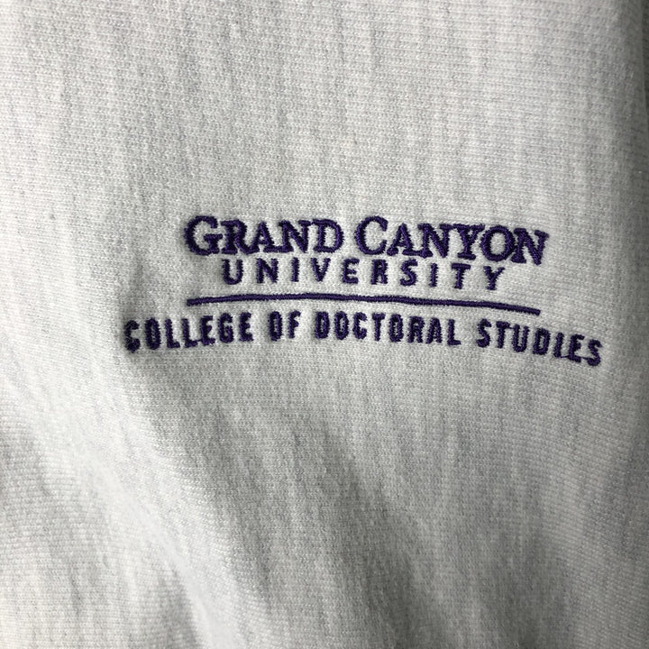Champion Reverse Weave Half-Zip Sweatshirt, Men's Size L cotton gray type Vintage Second Hand