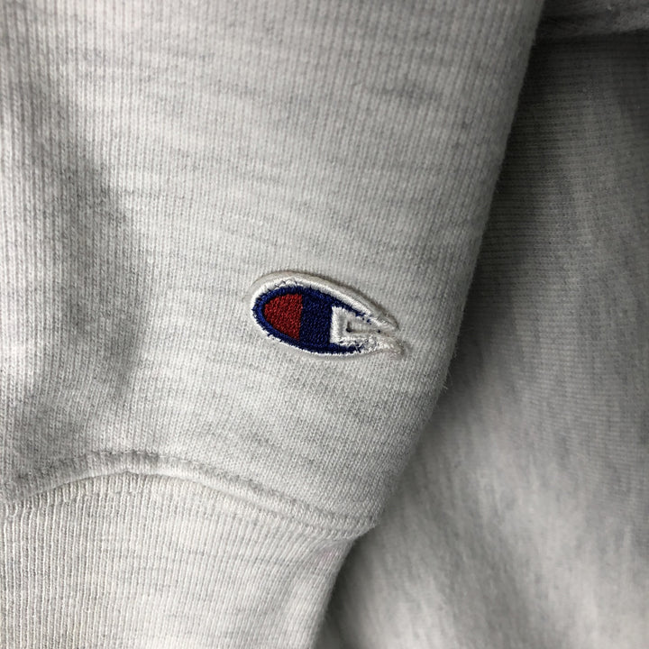 Champion Reverse Weave Half-Zip Sweatshirt, Men's Size L cotton gray type Vintage Second Hand