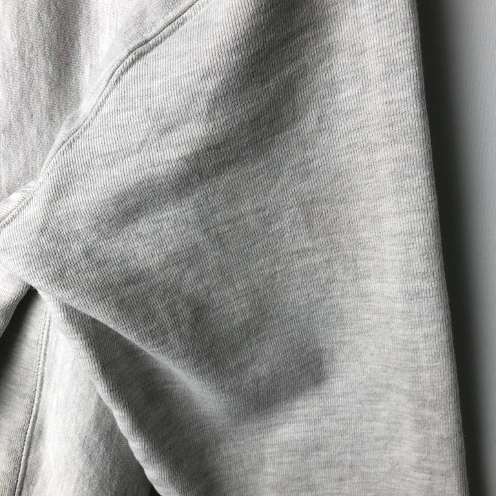 Champion Reverse Weave Half-Zip Sweatshirt, Men's Size L cotton gray type Vintage Second Hand