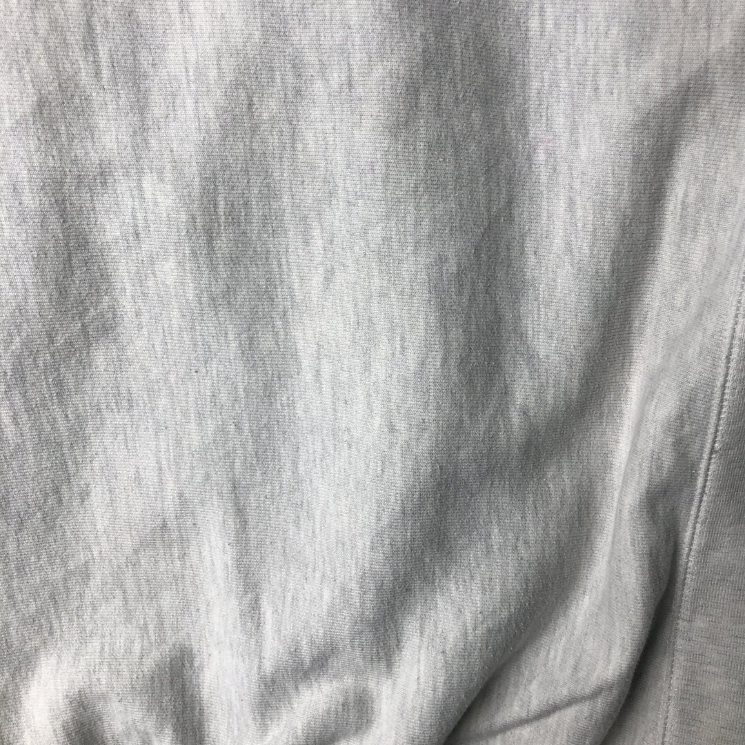 Champion Reverse Weave Half-Zip Sweatshirt, Men's Size L cotton gray type Vintage Second Hand