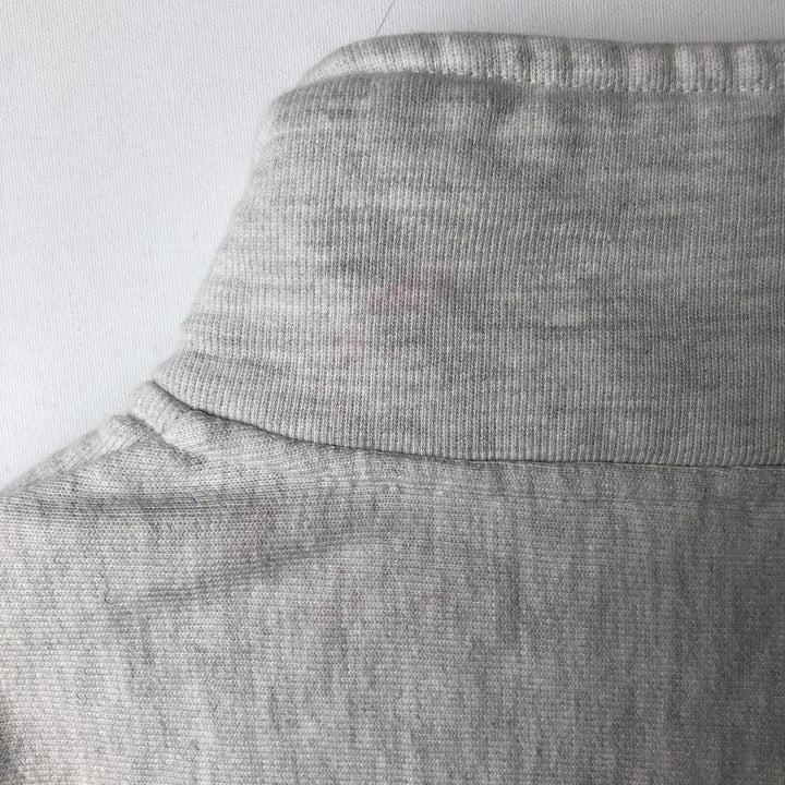Champion Reverse Weave Half-Zip Sweatshirt, Men's Size L cotton gray type Vintage Second Hand