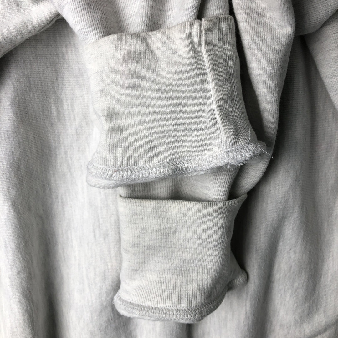 Champion Reverse Weave Half-Zip Sweatshirt, Men's Size L cotton gray type Vintage Second Hand