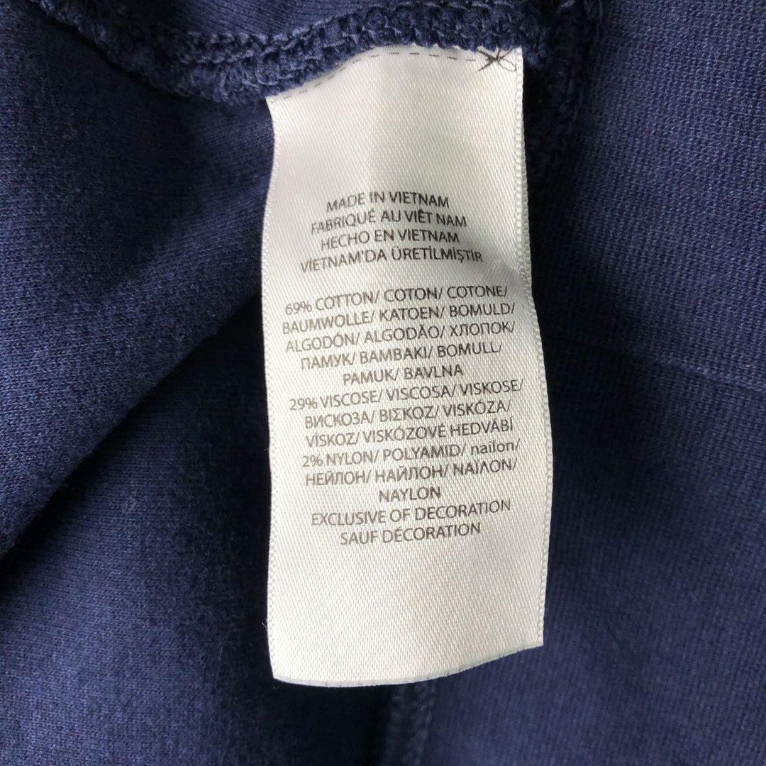 Ralph Lauren POLO RALPH LAUREN Half-zip sweatshirt, men's M size cotton navy blue type Vintage Second Hand