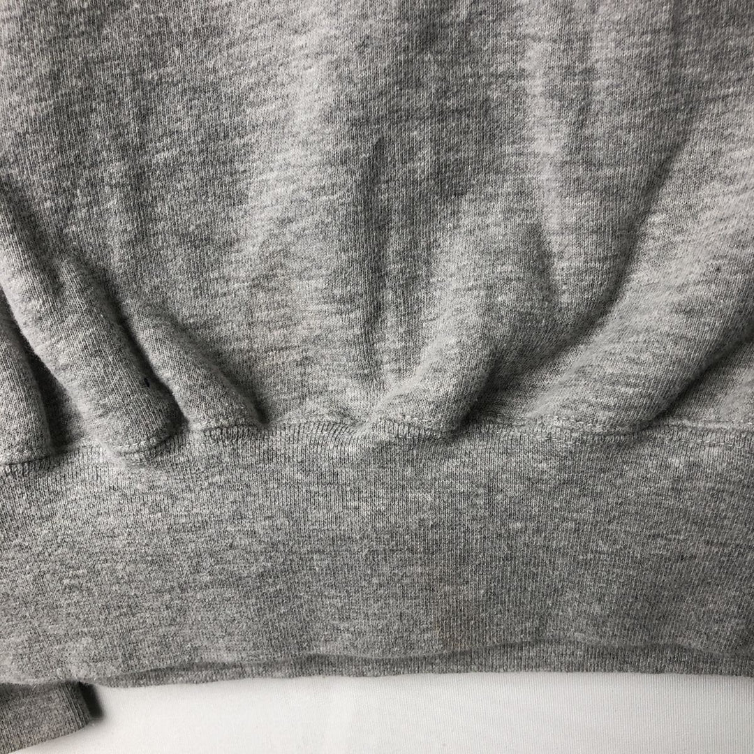 St. John's Bay Half-Zip Sweatshirt (Men's Size L) cotton gray type Vintage Second Hand
