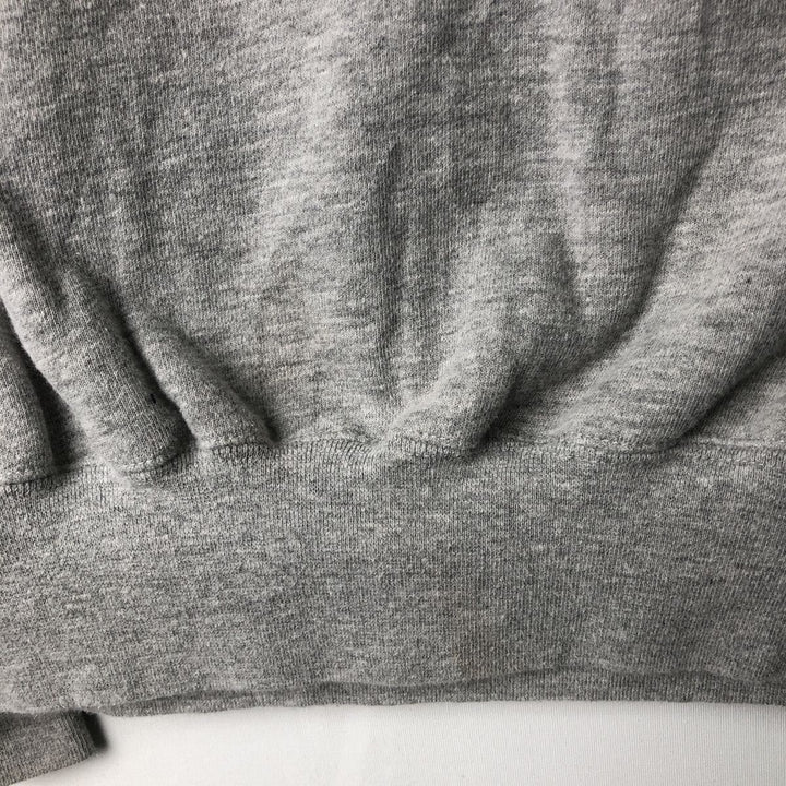 St. John's Bay Half-Zip Sweatshirt (Men's Size L) cotton gray type Vintage Second Hand