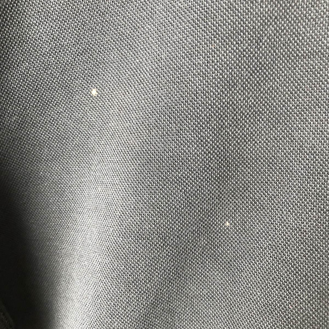 Ralph Lauren pique half-zip sweatshirt, men's size L (approx.) cotton black type Vintage Second Hand