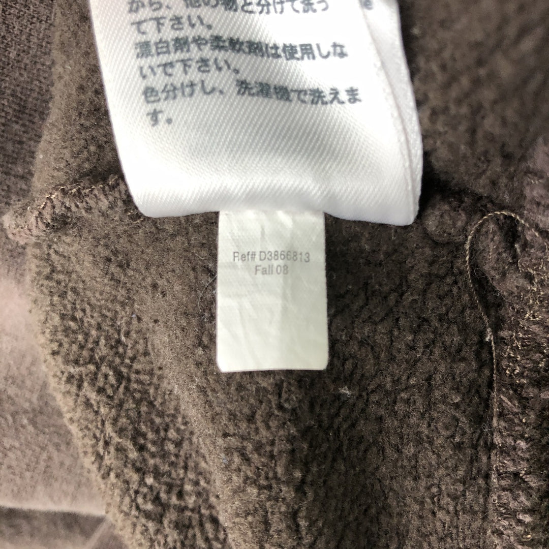 Eddie Bauer Half-Zip Sweatshirt (Men's Size L) cotton brown type Vintage Second Hand
