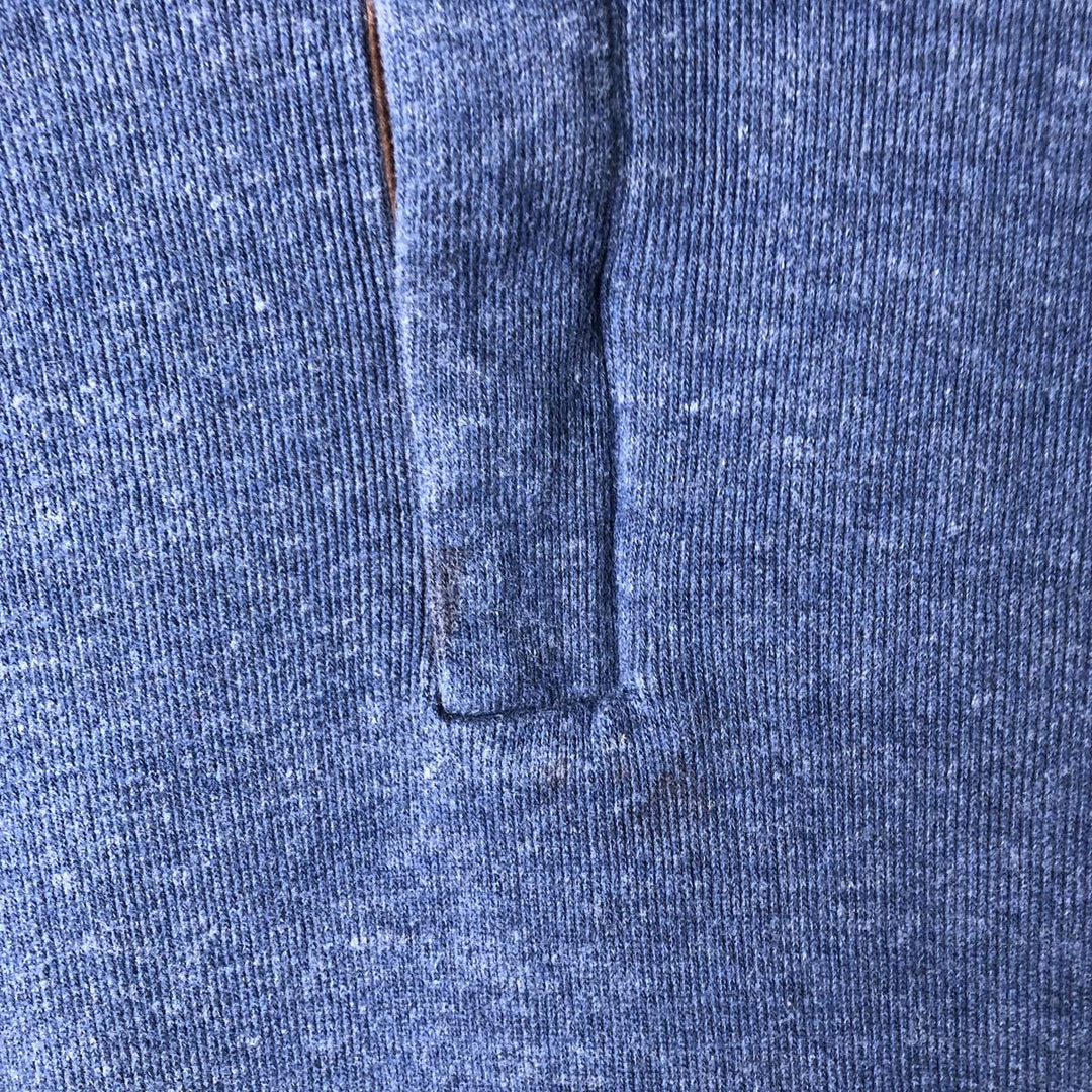 Ralph Lauren POLO RALPH LAUREN Half-zip sweatshirt, sweatshirt, men's size L cotton blue type Vintage Second Hand