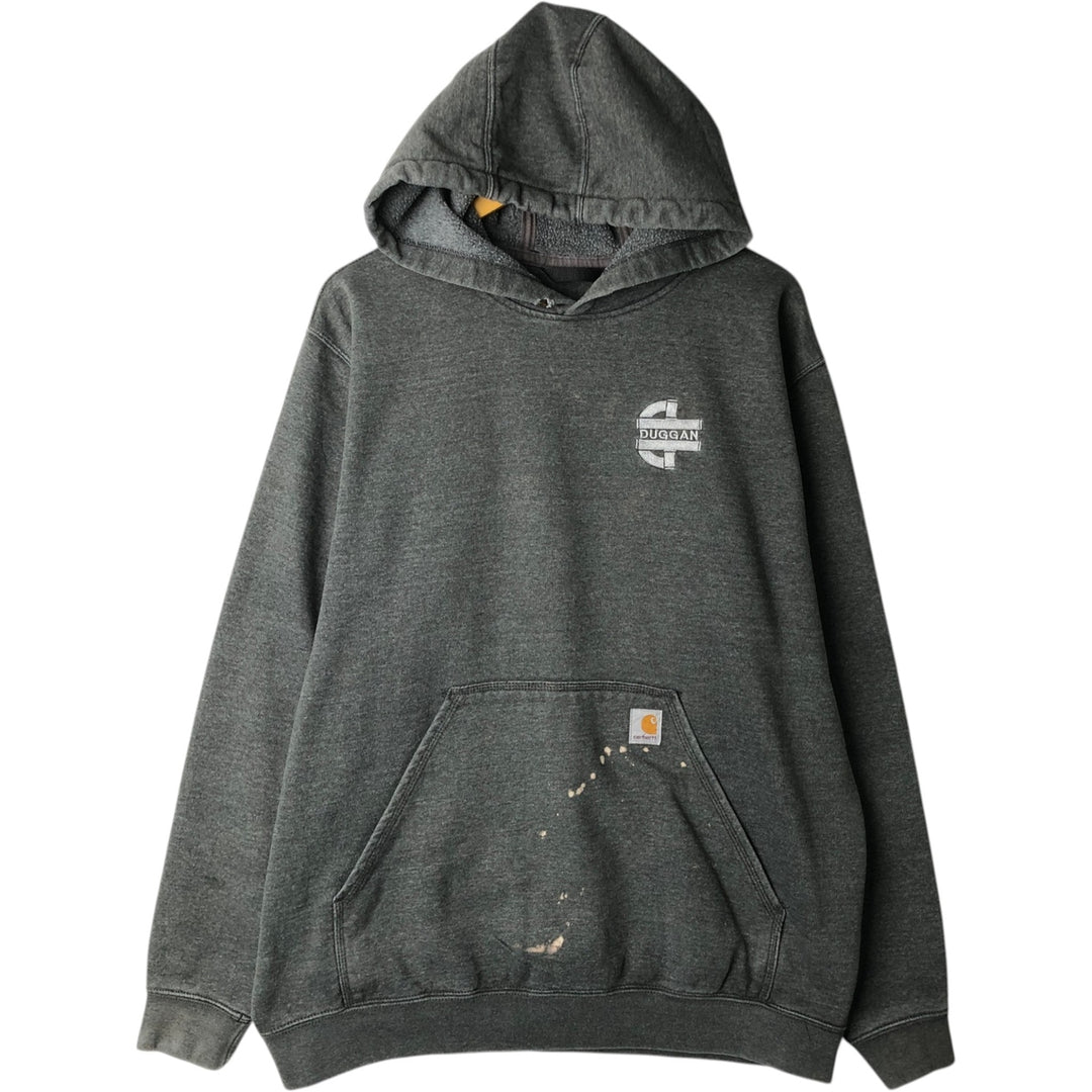 Carhartt Loose Fit Sweat Pullover Hoodie, Men's L size cotton gray type Vintage Second Hand