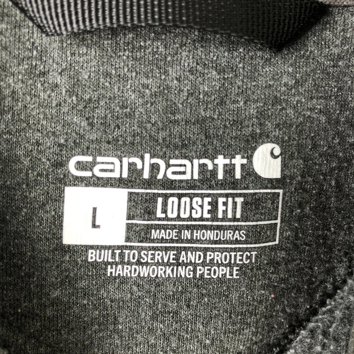 Carhartt Loose Fit Sweat Pullover Hoodie, Men's L size cotton gray type Vintage Second Hand