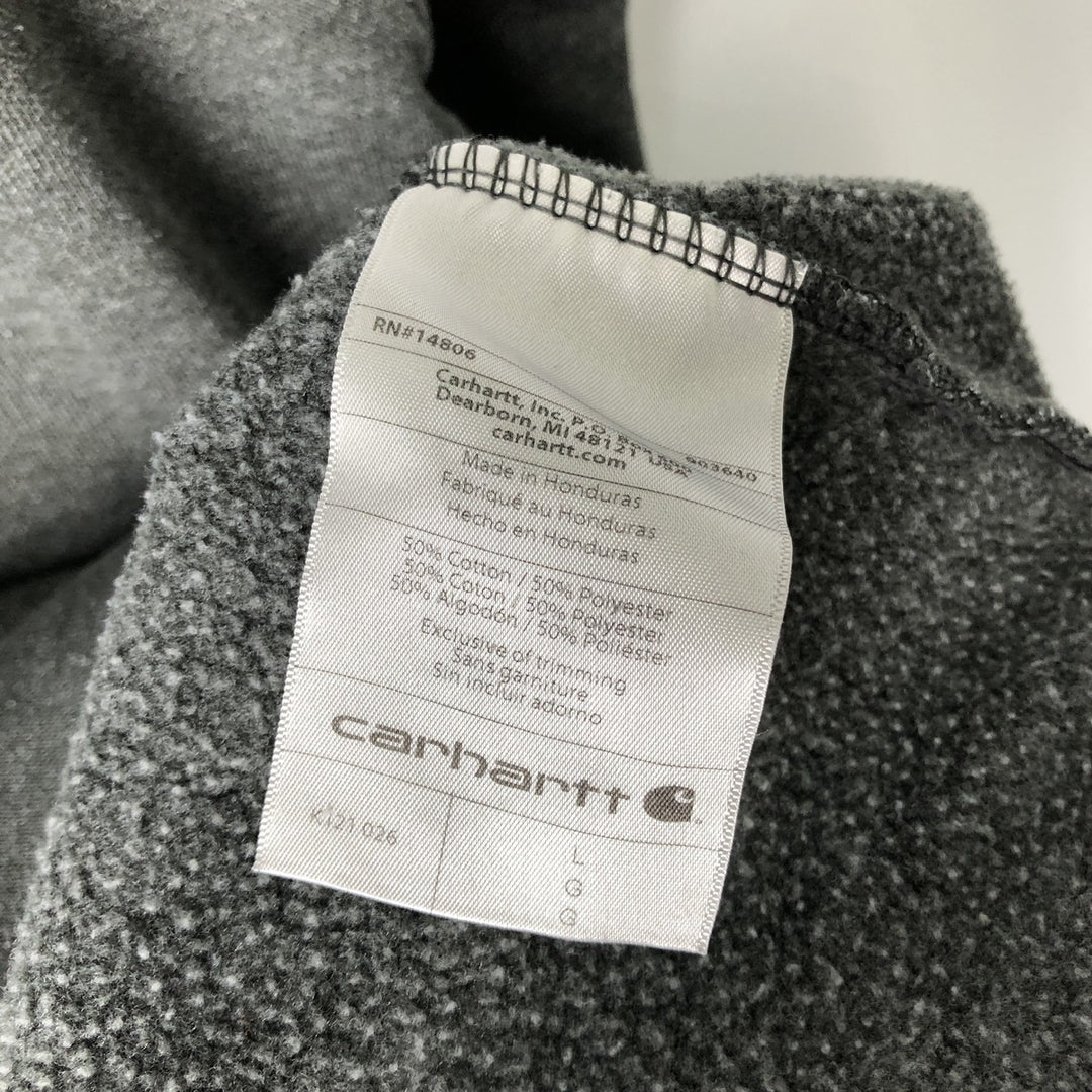 Carhartt Loose Fit Sweat Pullover Hoodie, Men's L size cotton gray type Vintage Second Hand