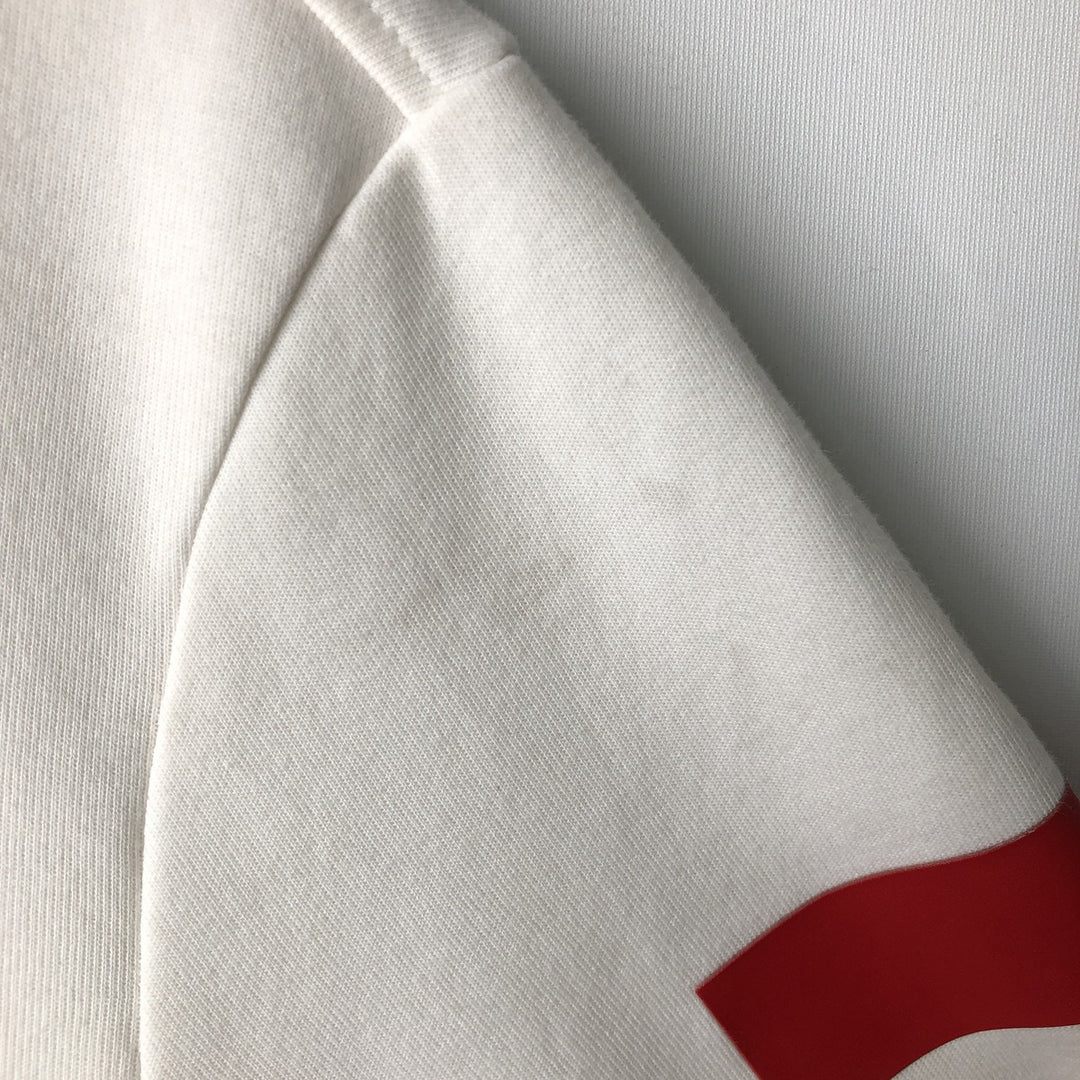 Ralph Lauren POLO RALPH LAUREN Tricolor Sweatshirt Pullover Hoodie, Men's Size M (approx.) unclear white type Vintage Second Hand