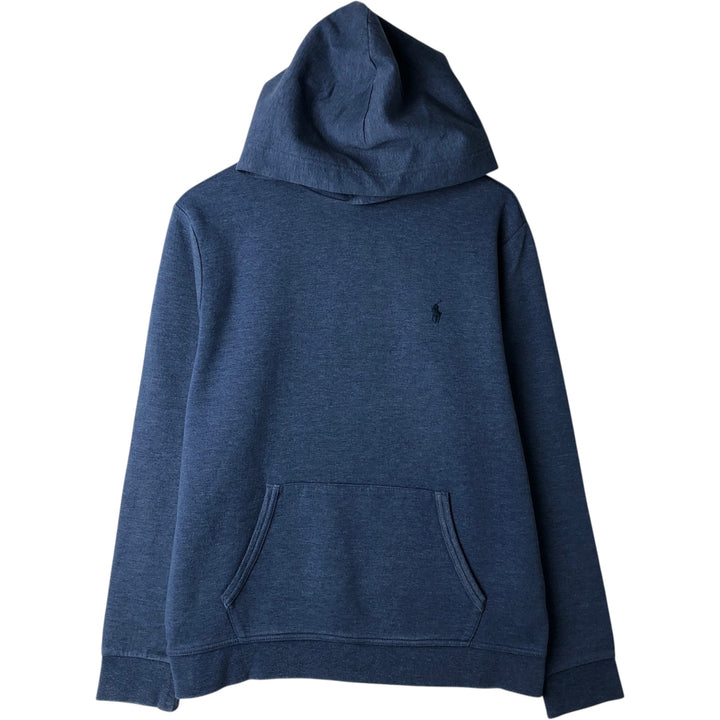 Ralph Lauren POLO RALPH LAUREN One-Point Sweatshirt Pullover Hoodie, Men's Size L (approx.) polyester blue type Vintage Second Hand