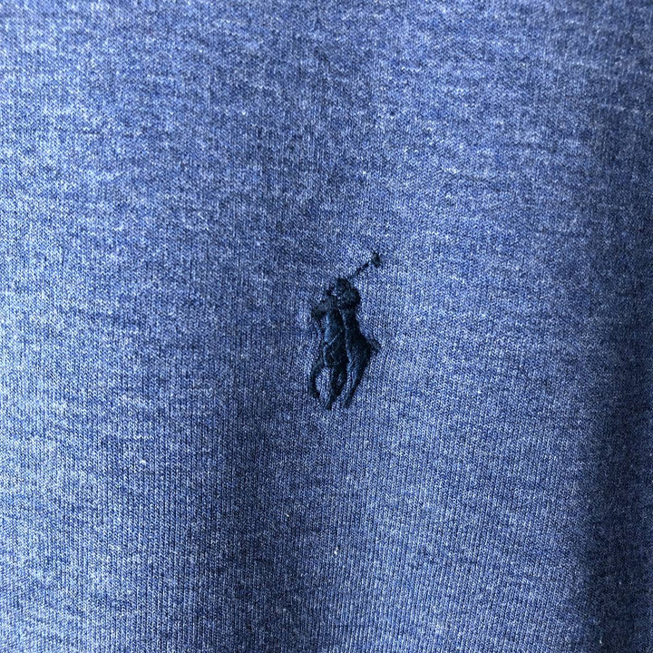 Ralph Lauren POLO RALPH LAUREN One-Point Sweatshirt Pullover Hoodie, Men's Size L (approx.) polyester blue type Vintage Second Hand