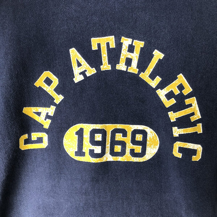 GAP Sweatshirt Pullover Hoodie, Men's XL cotton navy blue type Vintage Second Hand