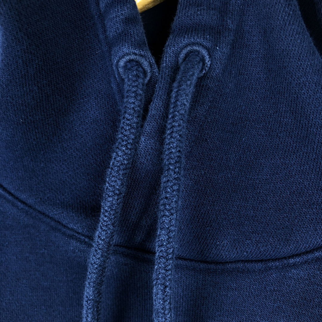 Adidas sweatshirt pullover hoodie, men's size M cotton navy blue type Vintage Second Hand