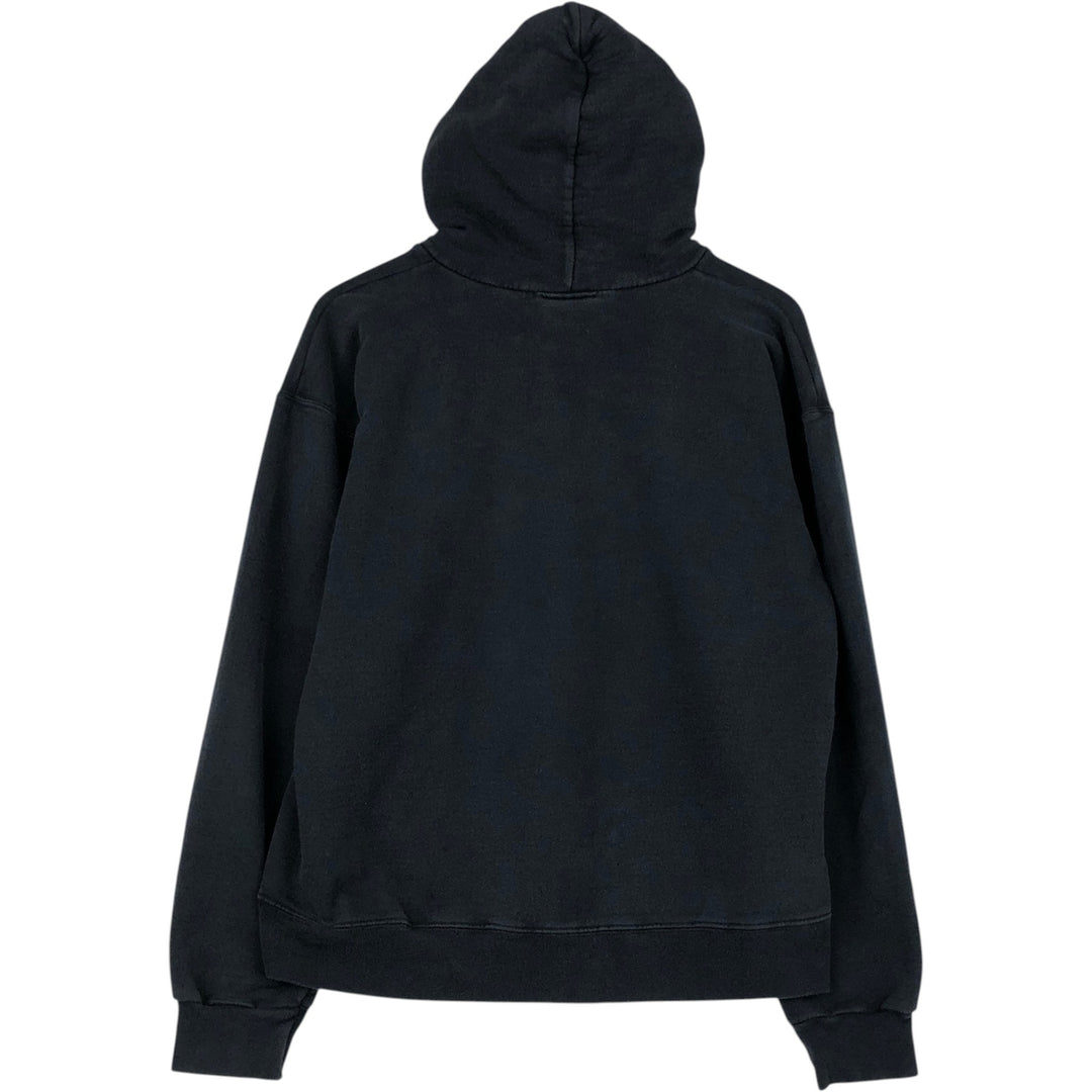 Thrasher Fire Pattern Pullover Hoodie, Men's Size M cotton black type Vintage Second Hand