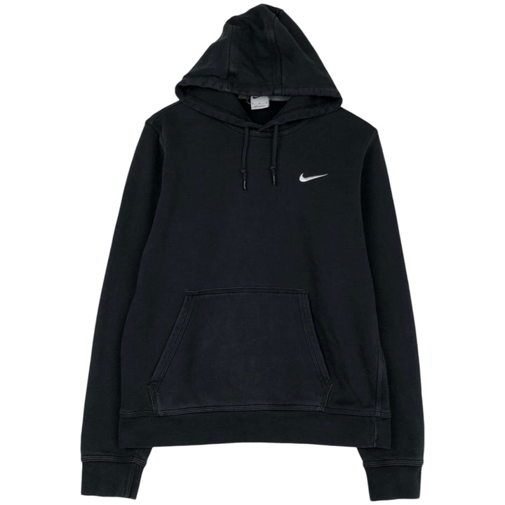 Nike Sweat Pullover Hoodie, Men's Size M cotton black type Vintage Second Hand